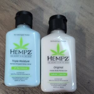 Hempz Triple Moisture and Original Herbal Body Moisturizer Duo